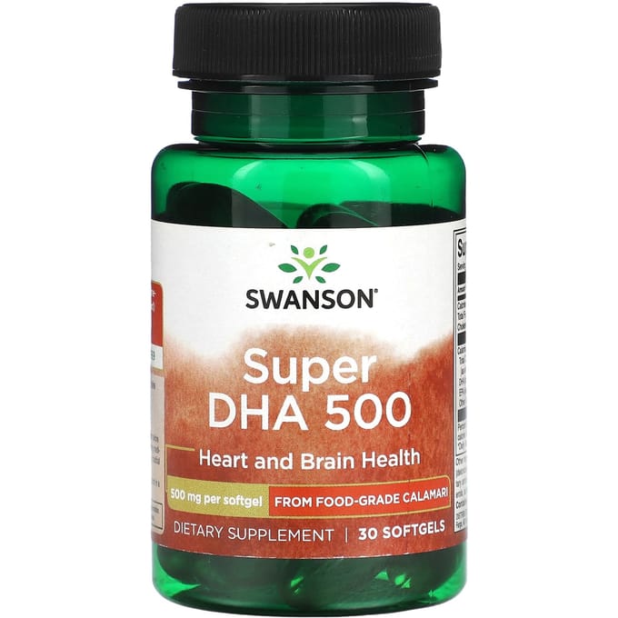 Super Dha 500, 500Mg, 30 Zachte Capsules