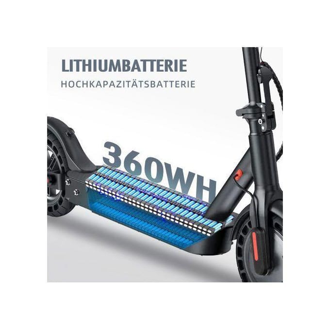 Elektrische step voor kinderen - Leawin - 500W motor - Actieradius 35-45 KM - Max. 20KM/H - zwart