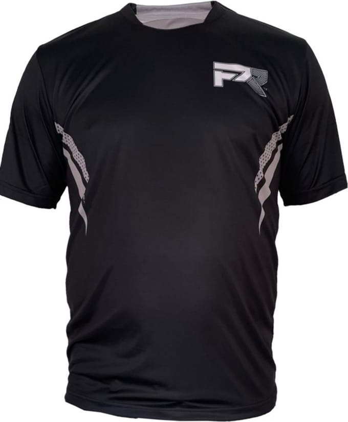 PunchR Dry Tech Training T-Shirt Zwart Grijs - S