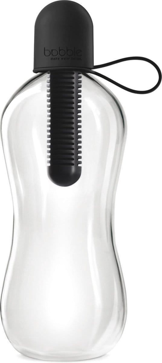Bobble Waterfilterfles - 550 ml - Zwart