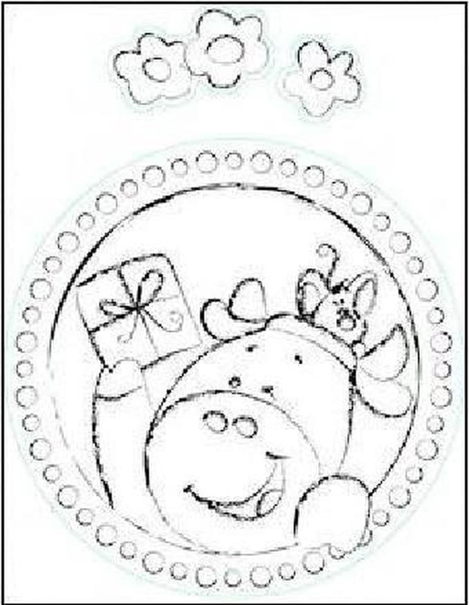 Marianne Design - Clearstamp - Party Fun - Koetje - SFUN0001