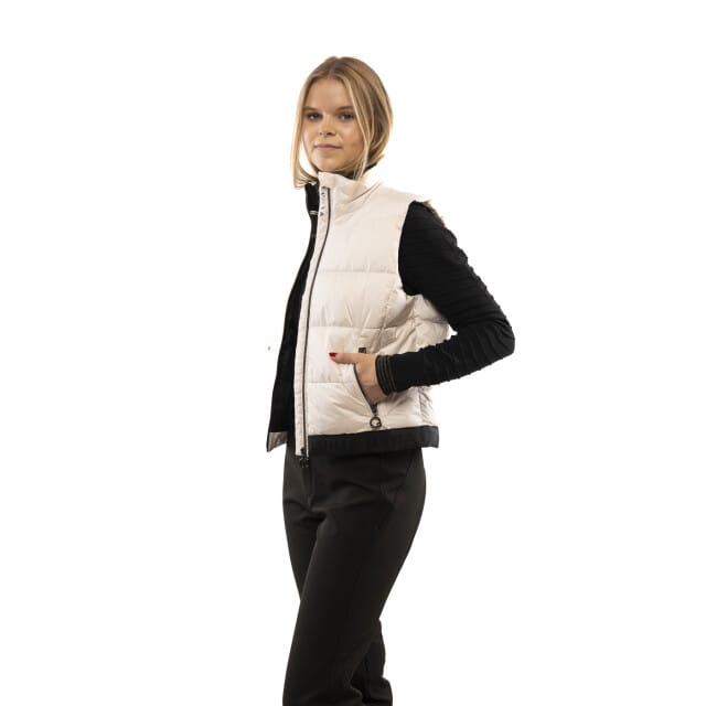 Luhta Haloinen Winterbodywarmer dames Ecru L/40