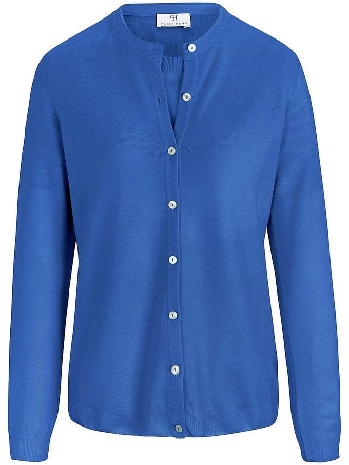 Twinset 100% scheerwol Van Peter Hahn blauw