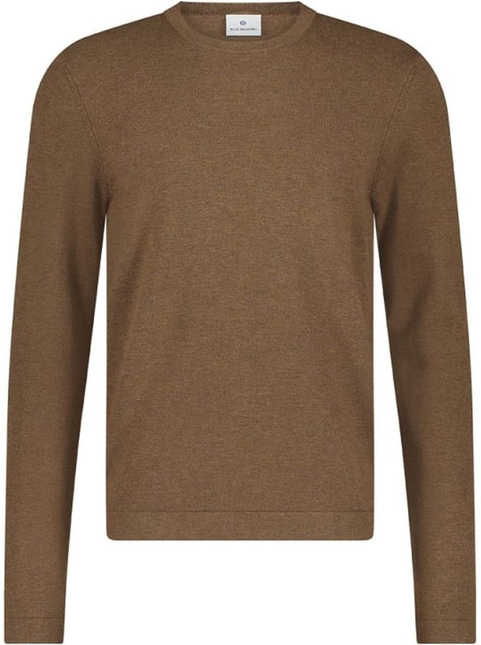 Blue Industry pullover O-hals bruin