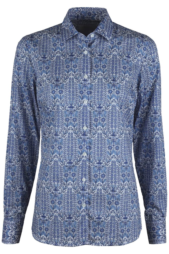 Stenströms Sofie Shirt Blue Pattern Taglia: 36 | Magliette intime Outlet | Donna | Blu