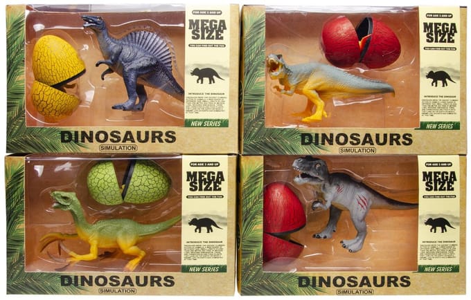 Duckiez Dino Met Ei+Baby Dino in Verpakking - 1 stuk