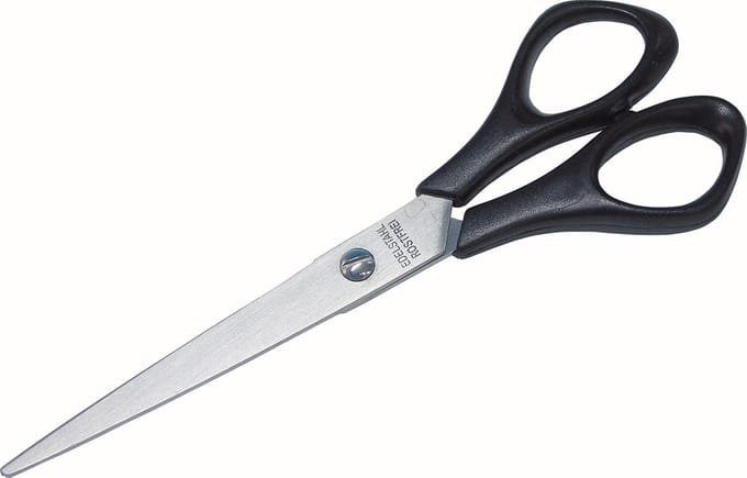 WEDO 97765N Universele schaar Rechtshandig 160 mm Zwart