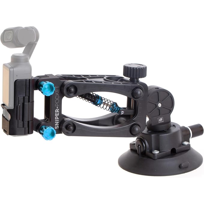 Support à ventouse pour voiture Bras à ressort amortisseur Support de caméra pour pare-brise de véhicule Compatible avec noir