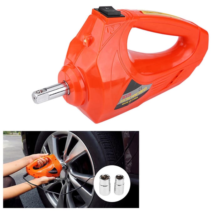 5Ton 12V DC elektrische auto-vloerkrik, garage en nooduitrusting wit