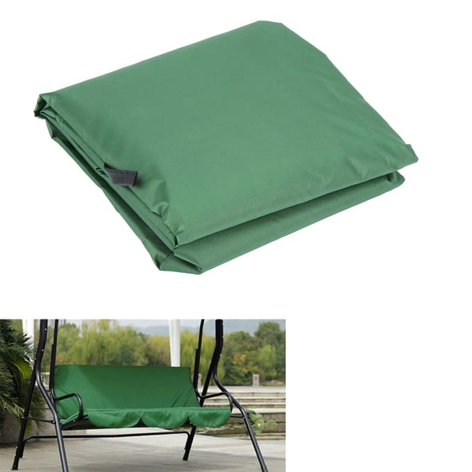 Coussin de siège de hamac pour balancelle à trois places en taffetas de polyester imperméable pour jardin et cour vert