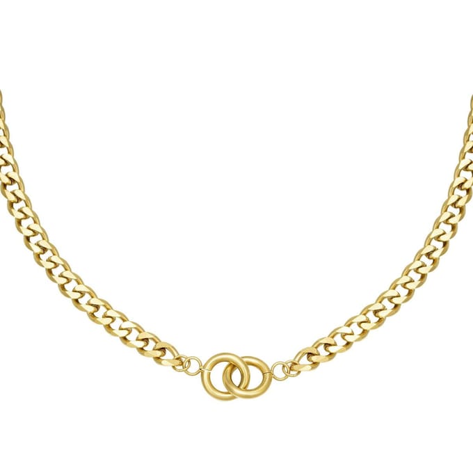 Ketting Intertwined - Ketting Goudkleurig - Yehwang