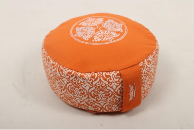 YogaStyles Meditatiekussen Design Oranje XL
