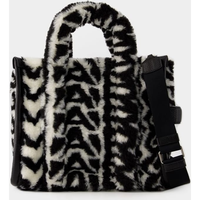 De Medium Tote - Marc Jacobs - Synthetisch - Zwart/Ivoor