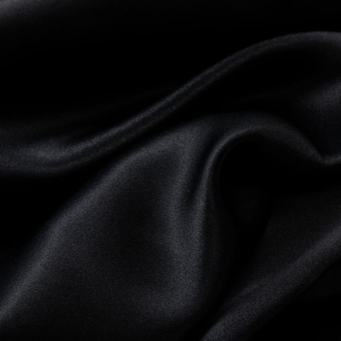 Zijden Kussensloop Black Pearl - 22MM - Silk Heaven - 60x60cm / Hotelsluiting