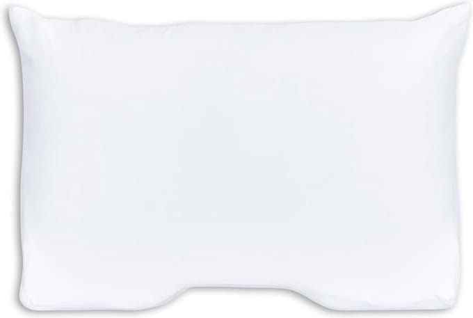 Silvana Support Satin Shoulder Contour kussensloop voor extra zacht kussen - Wit - 50x70
