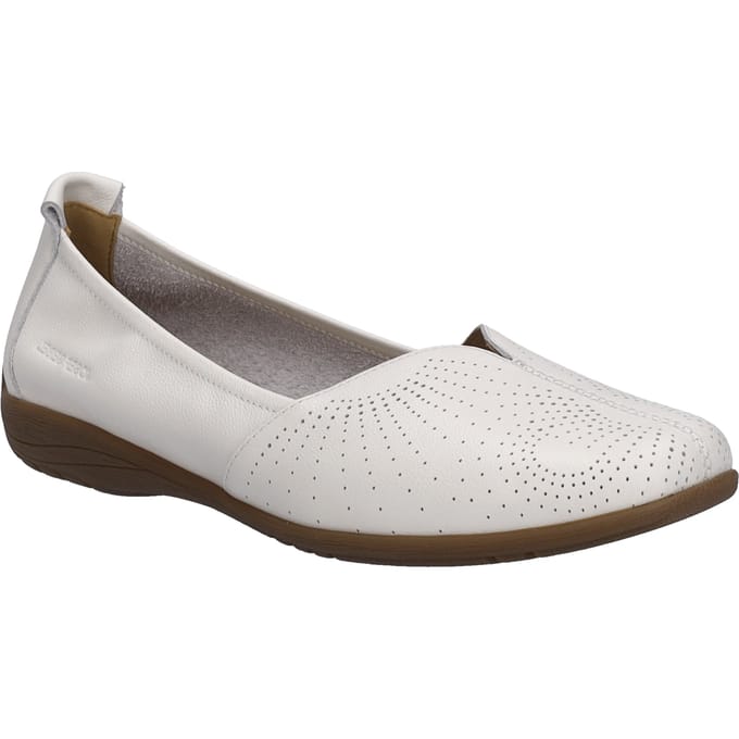 JOSEF SEIBEL Dames Ballerina Fenja 29 in wit