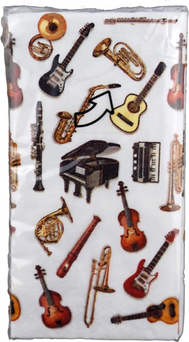 zakdoekjes muziekinstrumenten