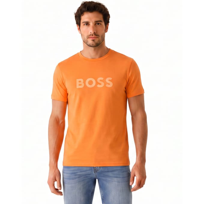 Heren Regular Fit Korte Mouwen Katoenen T-Shirt 50491706