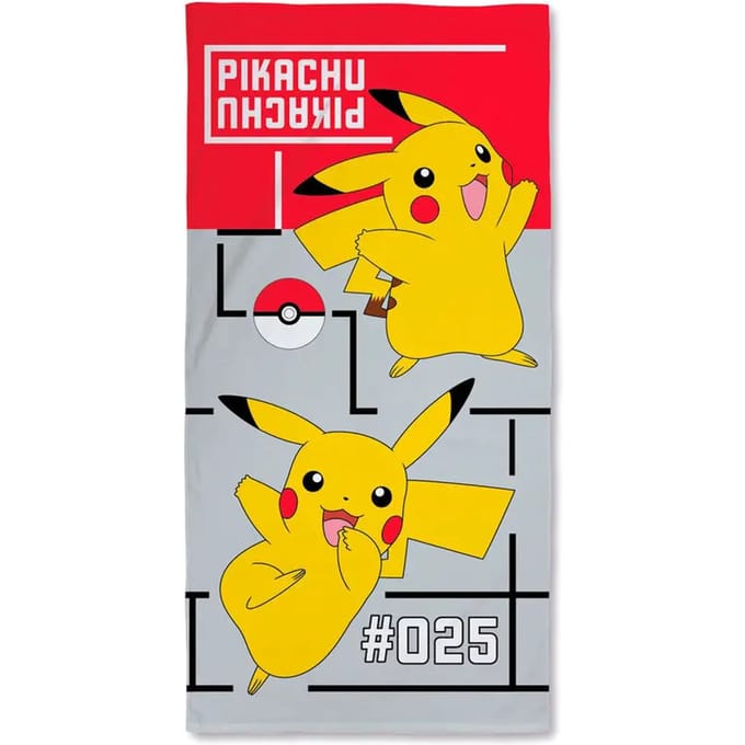 Katoenen strandlaken Nintendo Pokémon Pikachu