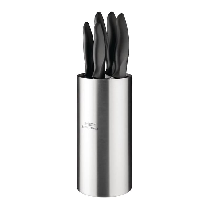Nisbets Essentials 5-delige messenset met messenblok