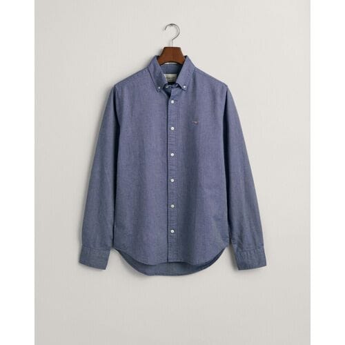 Gant Overhemd Oxford Slim Uni Button Down Persian Blue / male
