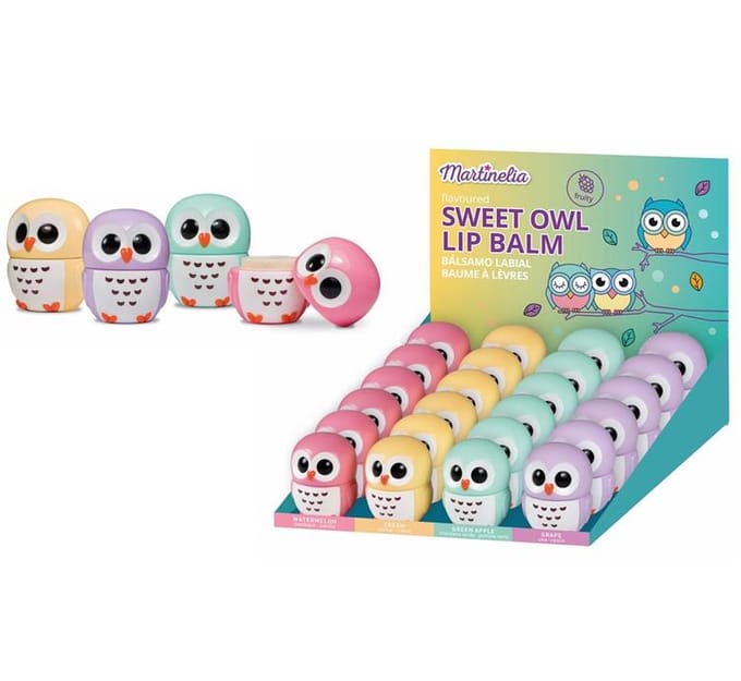 Martinelia Lip Balm - Kinderen Lippenbalsem - 4,5g, Smaak van Uil