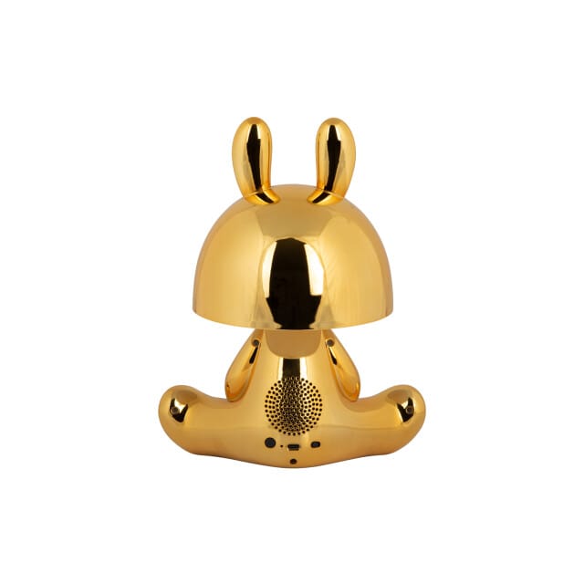 Leitmotiv - Tafellamp Bunny LED w. Bluetooth Speaker - Verguld