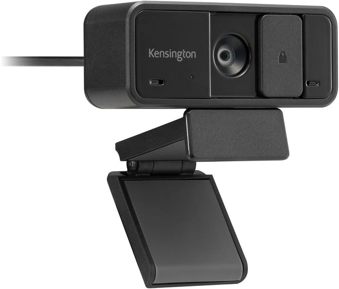 Kensington W1050 1080p Webcam - Twee microfoons - Met Ruisonderdrukking - Zwart