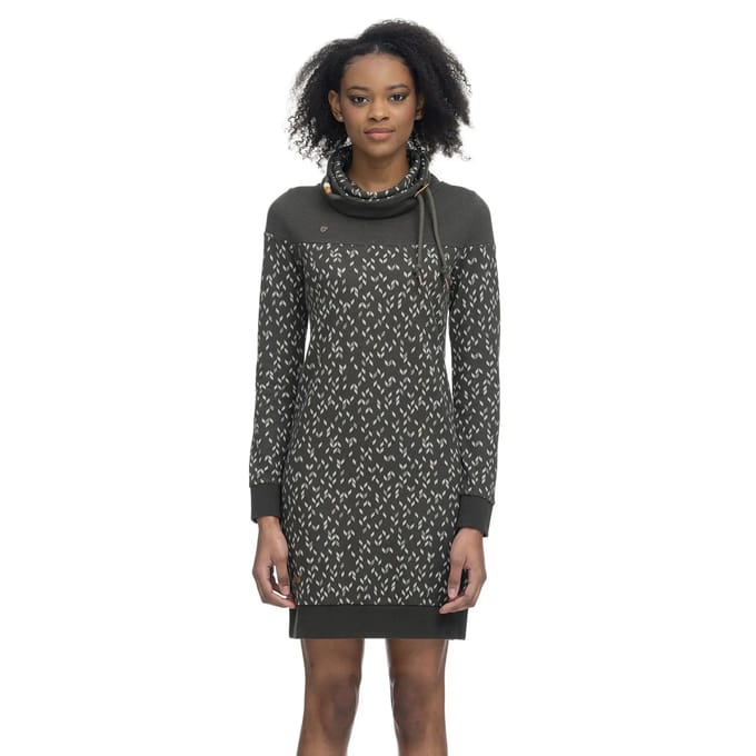 Dames jurk met hoge kraag Ragwear Chloe