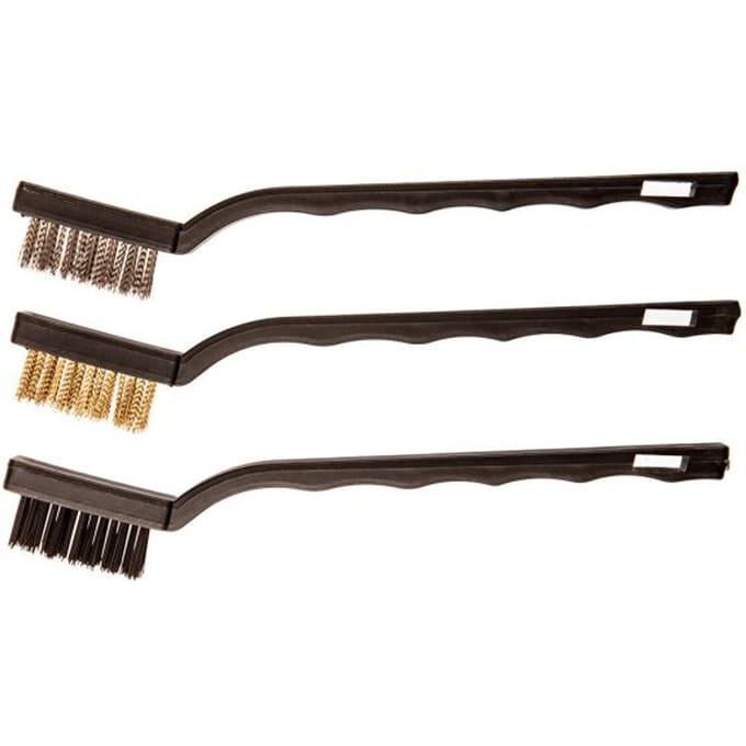 Toptools - Staalborstel Set - 180mm - Koper, Staal, Nylon
