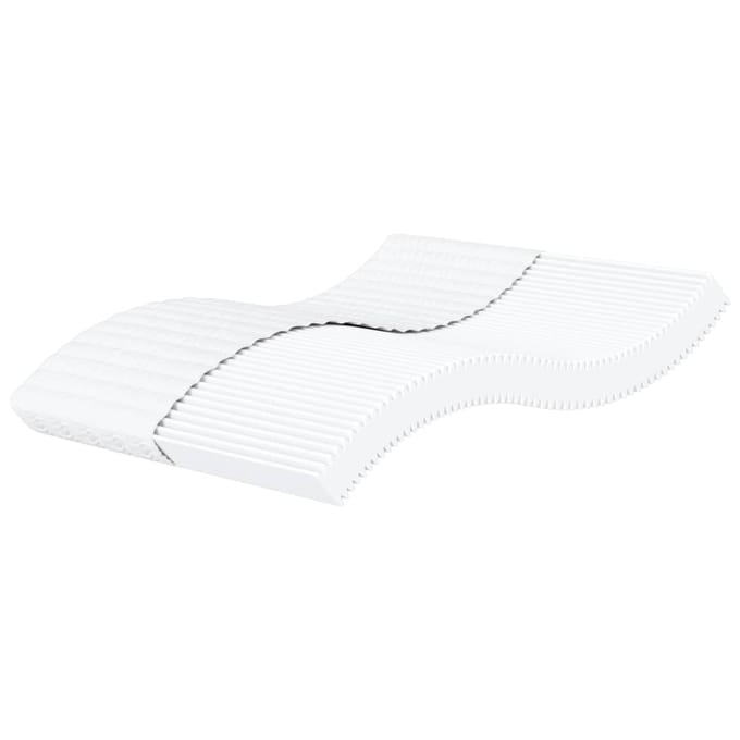 vidaXL - Schuimmatras - hardheid - H2 - H3 - 180x200 - cm - wit