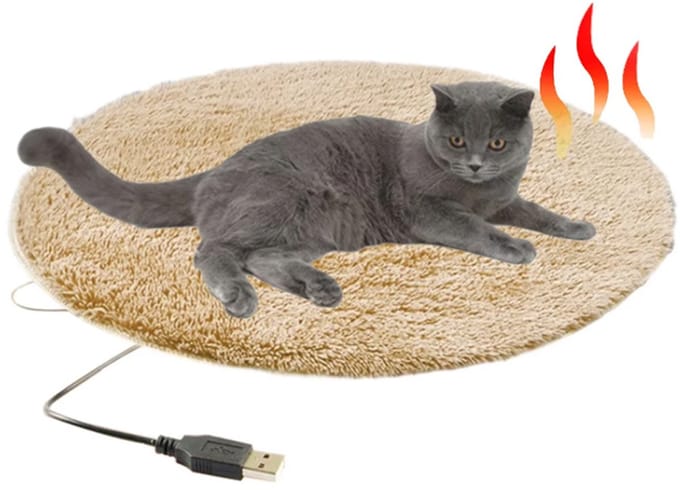 Verwarmde Kattenmand - Kleed - Kat - Verwarming - Hond - Hondenmand - 40CM