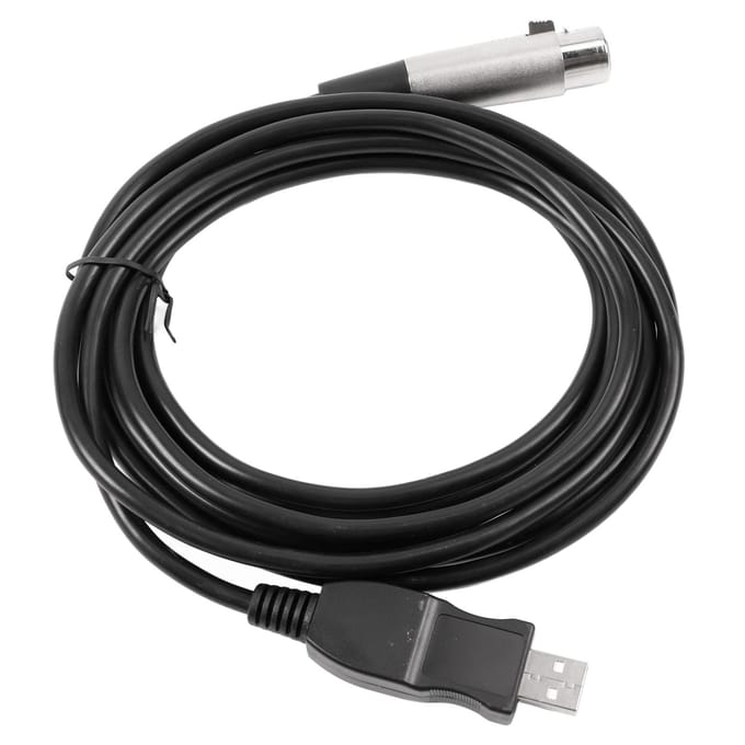 Câble micro USB vers XLR, sortie de signal stable professionnelle, convertisseur micro USB vers XLR enregistrable 3 Meter / 9.8ft
