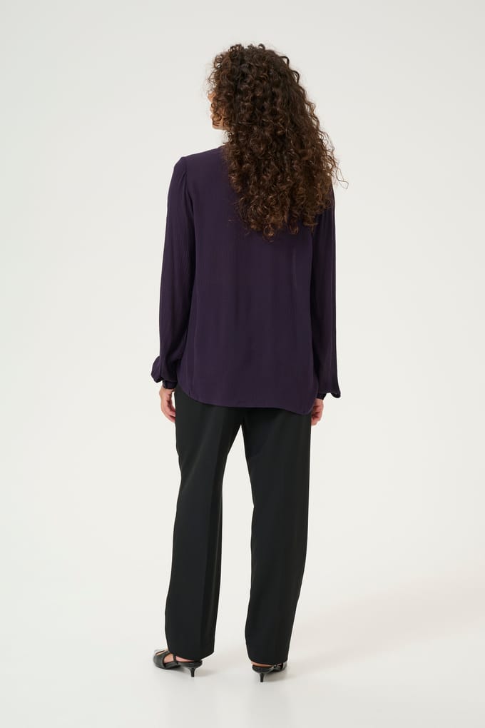 Blouse met lange mouwen Regular fit Dawn Purple