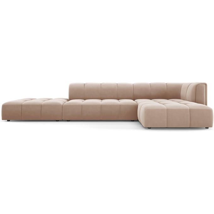 Hoekbank Francesca velvet rechts 5-zits | Milo Casa