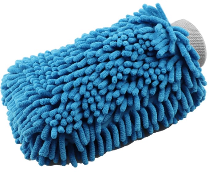 D CON CHENILLE MICROVEZEL KRASVRIJE WASHANDSCHOEN BLAUW
