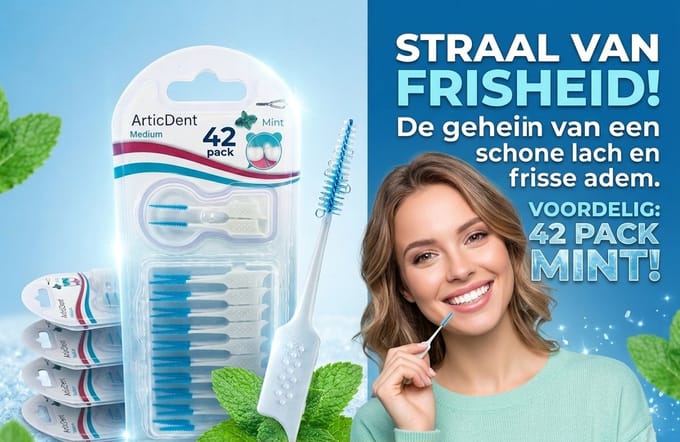 ArticDent Interdentale Ragers – Voordeelverpakking (34 stuks)