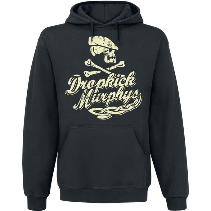 Dropkick Murphys Trui met capuchon - Scully Skull Ship - M tot 3XL - voor Mannen - zwart