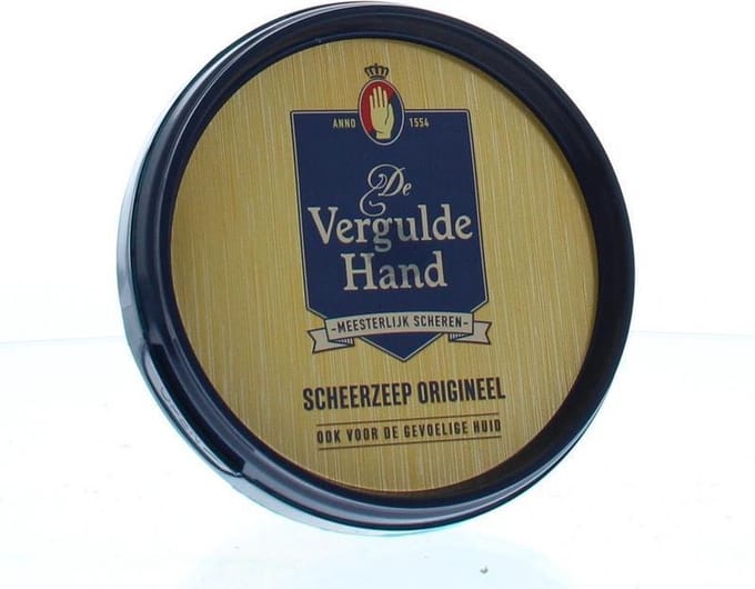Vergulde Hand Scheerzeeptablet Normaal 75 gr