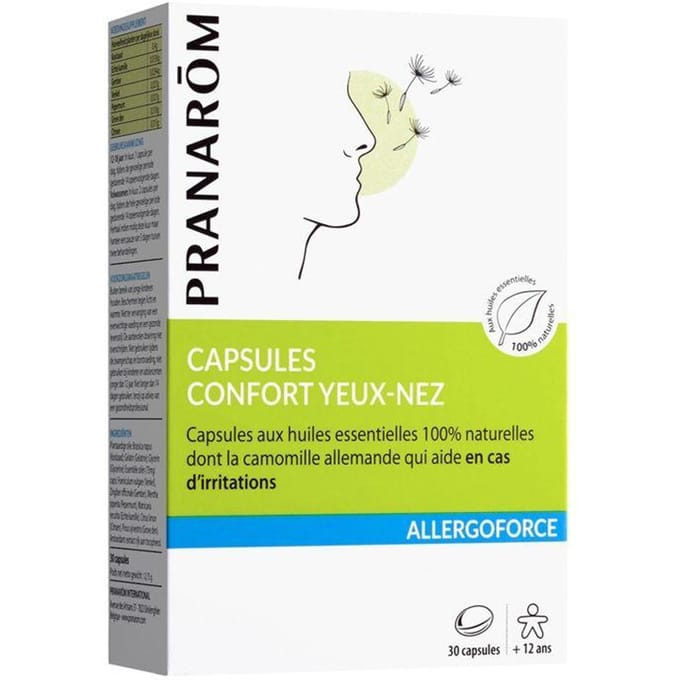 Pranarôm Allergoforce Comfort Oog Neus Capsules 30 Capsules