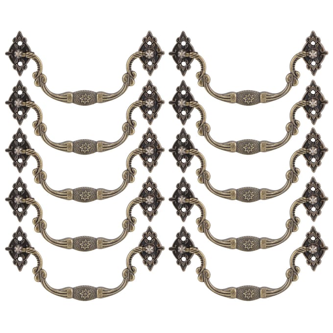 10 Sets Antieke Handgreep Houten Doos Speciale Handgreep Accessoires Kast Ladehandgreep Klein Formaat S
