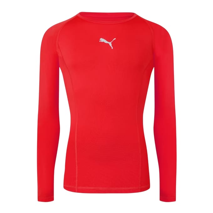 Puma Heren Liga Langsleeve T-shirt (Rood)