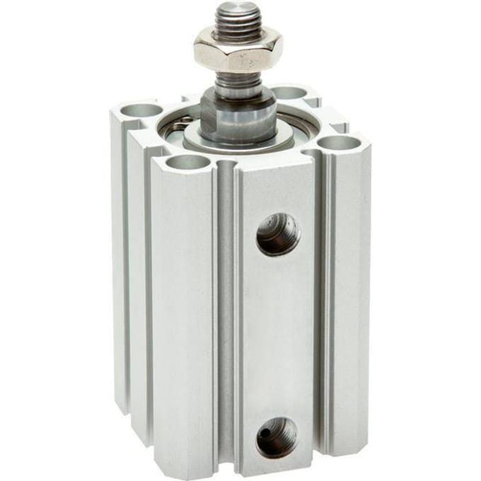 ISO 21287 Compacte Dubbelwerkende Cilinder 100-30mm - Magnetisch - Mannelijke Stang