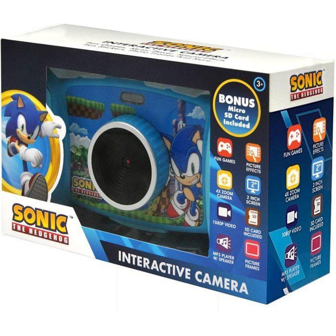 Camera interactief - LICENTIE VOOR KINDEREN - Sonic - Vanaf 3 jaar