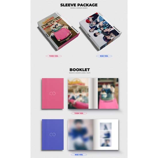 8TURN Het 1e Mini Album '8TURNRISE' Random Ver black