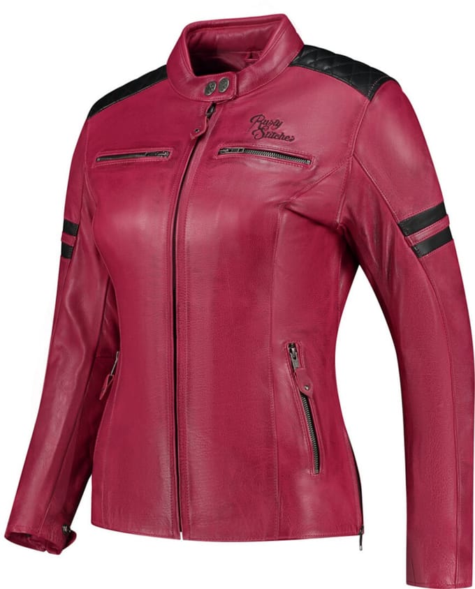 Leren motorjack voor vrouwen Rusty Stitches Jack Joyce V2