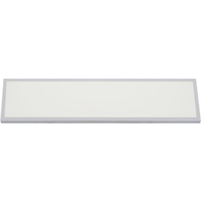 Opbouw LED plafondlamp rechthoek wit 36W (Vgl. 288W) 3000K Dim. 300x1200x40mm wit