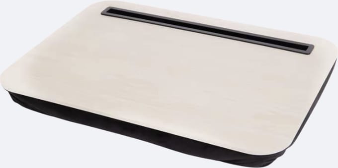 Laptop Kussen - Laptop Tafel - Schootkussen - Tablet Kussen - Comfortabel - Bedtafel - Wit