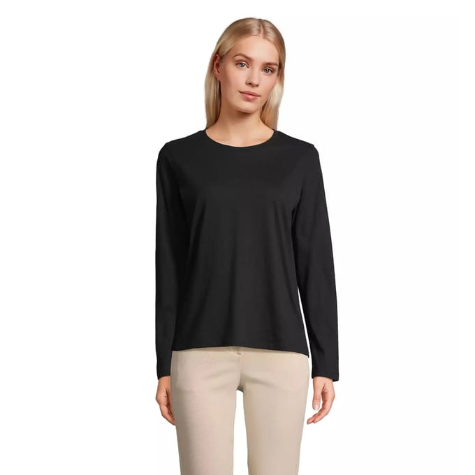 Dames-T-shirt met lange mouwen Sol's Monarch