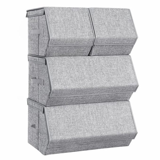 Dailygoody - Stapelbare opbergdoos - Speelgoed organizer - Metalen